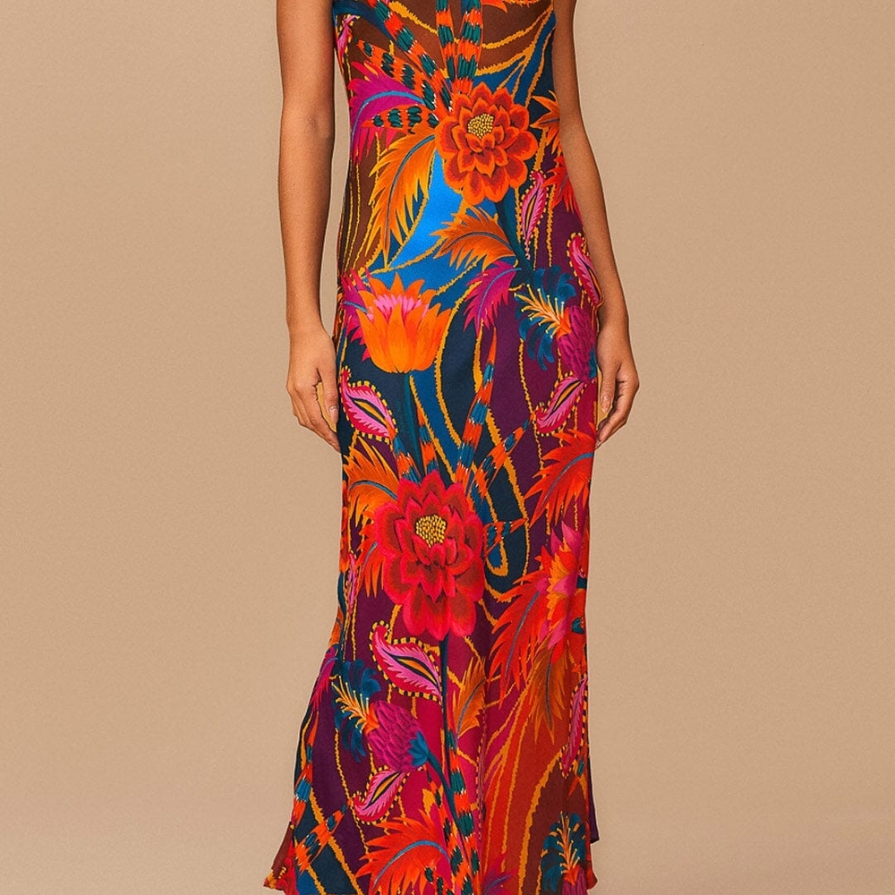 Vintage Wave Maxi Dress - Farm Rio